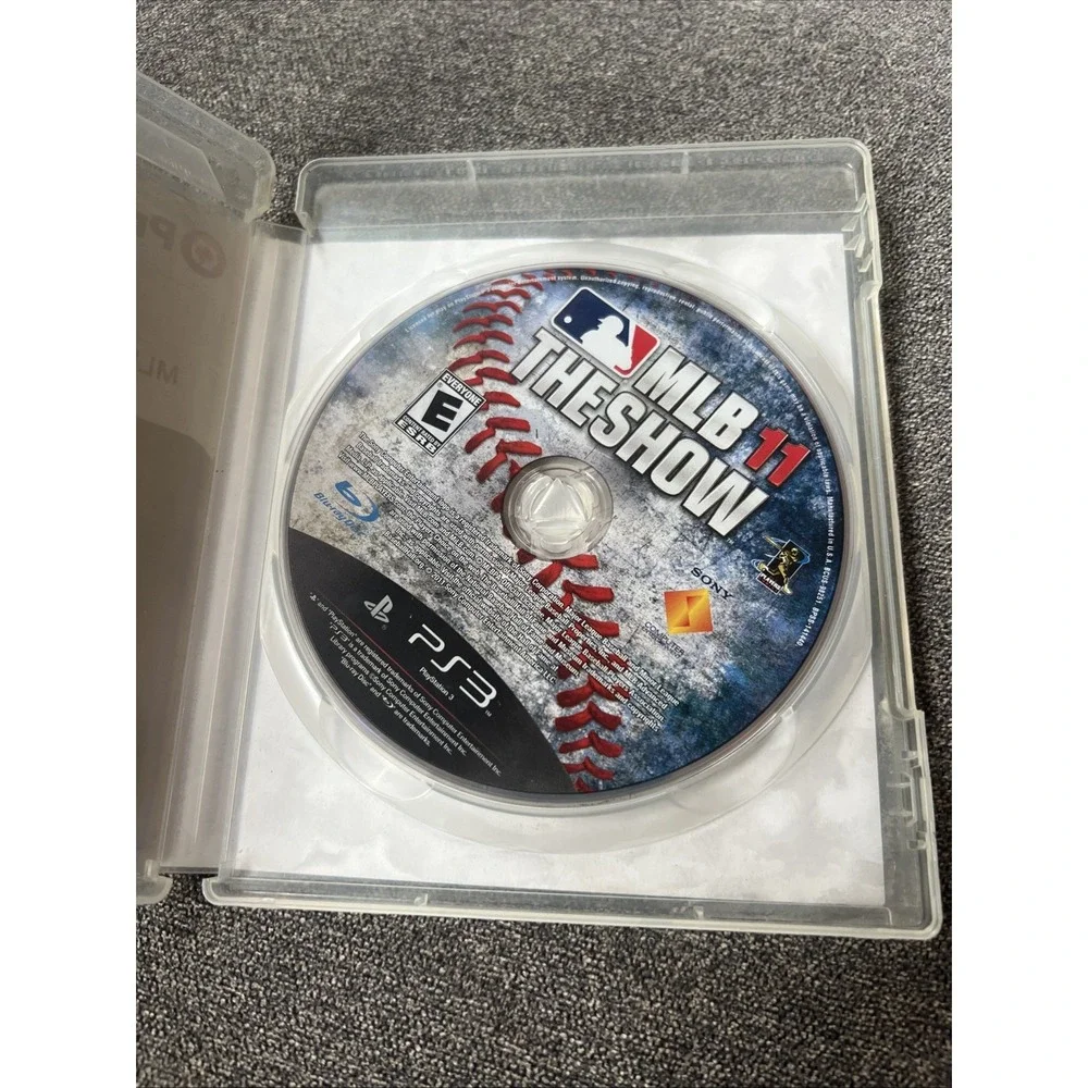 Sony MLB 11 The Show Video Game PS3 One Size Blue Sports Baseball Disc Only